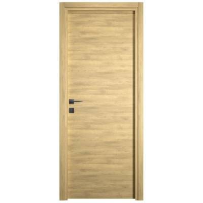 Bloc-porte pleine BERING décor chêne naturel Hui.72 à 100 mm - 204 x 73 cm - Gedimat - SOGAL