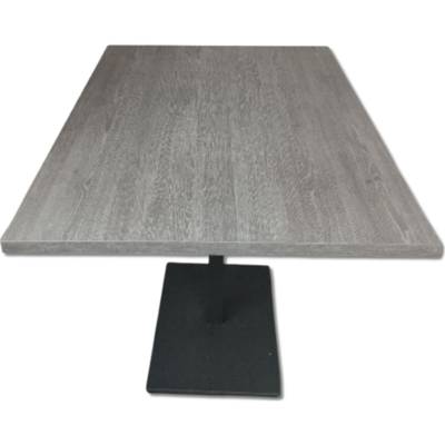 3 Table rectangulaire 1200x800H770 Stratifié Bois Gris - Vesto