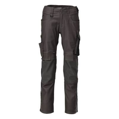 Pantalon de travail avec poches genouillères MASCOT Unique - 21979-459-Gris anthracite-41-82