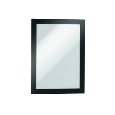 Lot de 5 Cadres d'affichages magnétiques DURAFRAME MAGNETIC, A5 Noir