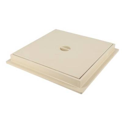 Tampon de sol PVC avec cadre dim.30x30cm coloris gris clair - Gedimat - NICOLL