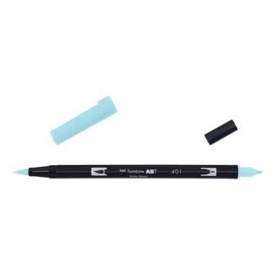 Feutre Dessin Double Pointe ABT Dual Brush Pen 401 bleu eau de source - TOMBOW