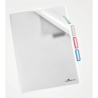 Sachet 5 Pochettes Coin d'organisation 3 Compartiments Transparent