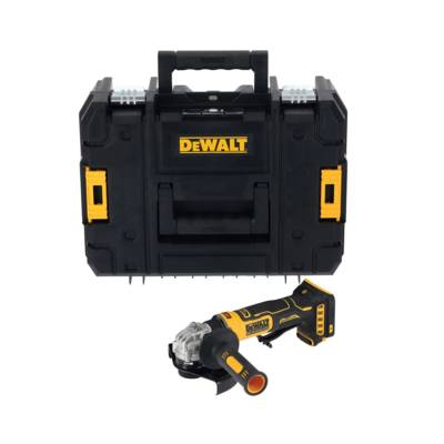 Meuleuse compacte 125 mm XR 18V Brushless - DEVALT - Sans batterie, ni charger coffret TSTAK - DCG404NT-XJ - Dewalt