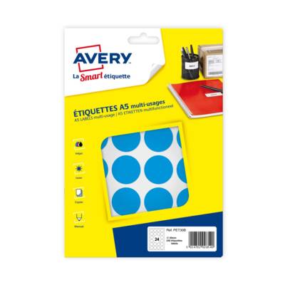 PET30B - 240 pastilles Diam 30 Bleues