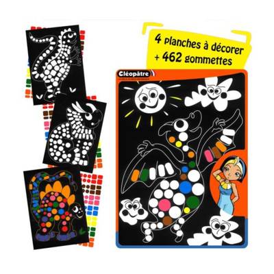 Atelier gommettes - Dinosaures - 462 gommettes