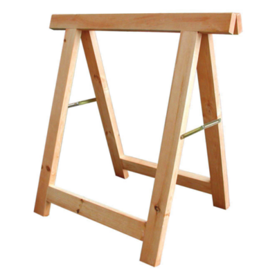 Tréteau bois dur en hêtre massif CATUSSE - Hauteur 800 - Section 40x23 -