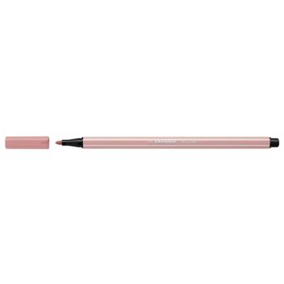 Stylo feutre Pen 68 Pointe Moyenne 1mm Rose poudré Blush