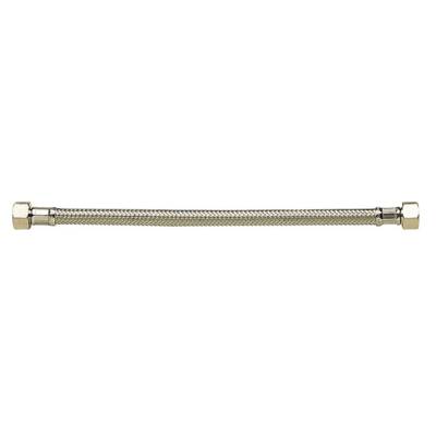 Flexible d'alimentation sanitaire inox femelle/femelle 12X27 - Ø8mm - 100cm - Gedimat - DIPRA
