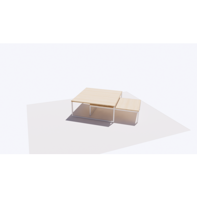 Tables basses gigogne H360 et H260