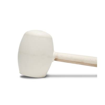 Maillet caoutchouc blanc face plate/sphérique - Gedimat - RUBI
