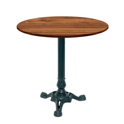 Table pied noir Ø70cm chene hunton - intérieur - RestooTab