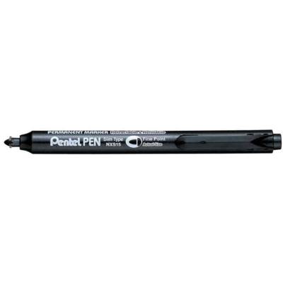 Marqueur permanent NXS15 Rétractable pointe Ogive Fine Noir - PENTEL