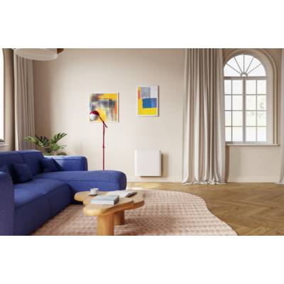 Radiateur connecté à double corps de chauffe horizontal EVOLUTION 1000W - Gedimat - NOIROT