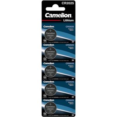 Pack de 5 piles Lithium 3V CR2025