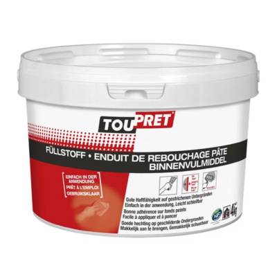 Enduit de rebouchage en pâte - pot de 1,5kg - Gedimat - TOUPRET