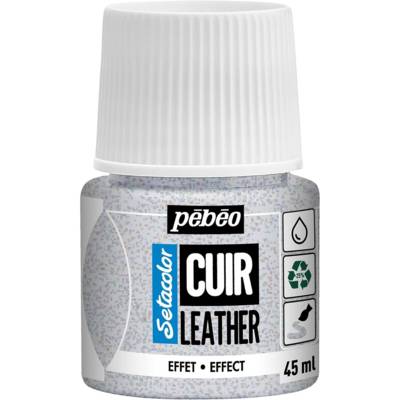 Flacon 45ml Peinture Acrylique Setacolor Cuir PAILLETTE IRIDESCENT