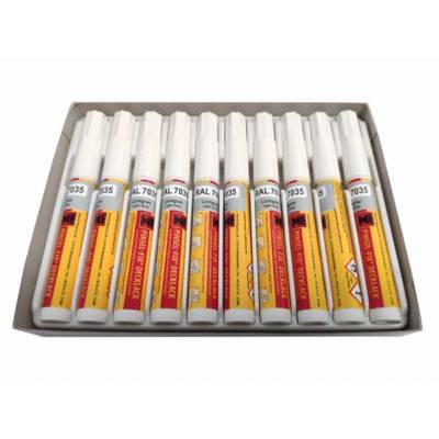 Boîte 10 pinceaux de retouche gris ral 7035 - SURGAND S.A.
