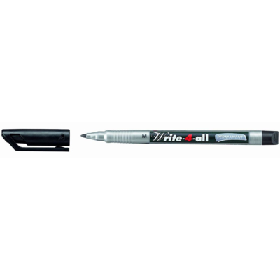 Marqueur Permanent Write-4-all Pointe Moyenne Noir - STABILO