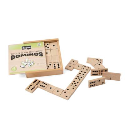 Jeu de grands dominos en bois - Coffret en bois - JEUJURA