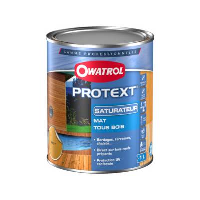Saturateur mat à l'éau PROTEXT miel - Gedimat - OWATROL PRO