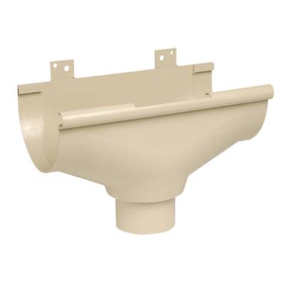Naissance centrale à dilatation pour gouttière PVC de 33 NICOLL NAD33S coloris sable - Gedimat
