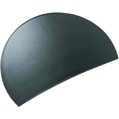 Sous-main Durella Rondo semi-circulaire antidérapant Graphite Noir 73 x 48 cm