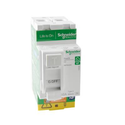 Interrupteur différentiel 2P 40A 30MA type A RESI9 XP - Gedimat - SCHNEIDER ELECTRIC