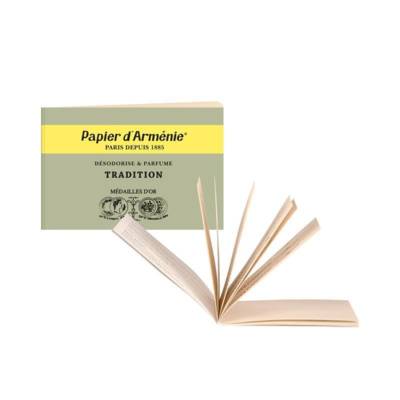 Carnet de 12 feuilles de 3 lamelles parfum TRADITION