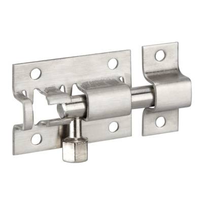 Targette inox pêne rond 38mm - Gedimat - THIRARD