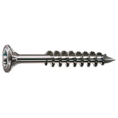 Kit fixation terrasse résineux SPAX - 4.5x70 Inox A2 - 850 Vis +1 Foret +12 Espaceurs +5 Embouts - 5000009040009 - Maxoutil