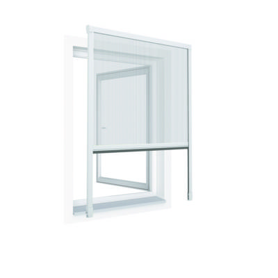 Moustiquaire enroulable aluminium coloris Blanc - Gedimat - EASY LIFE