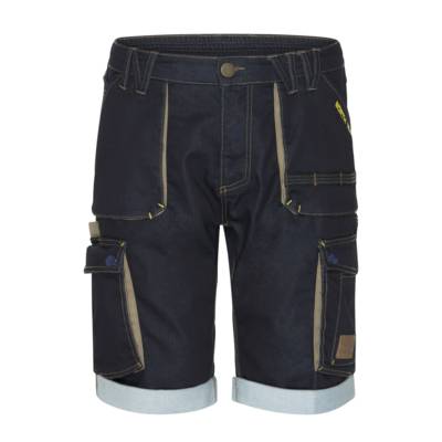 Bermuda de travail multipoches BOLT raw jean - Gedimat