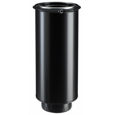 Conduit droit de finition 45cm EDP Ø230 I-180 EM POUJOULAT - Noir 9019 - 32 230 015 -9019 - Maxoutil