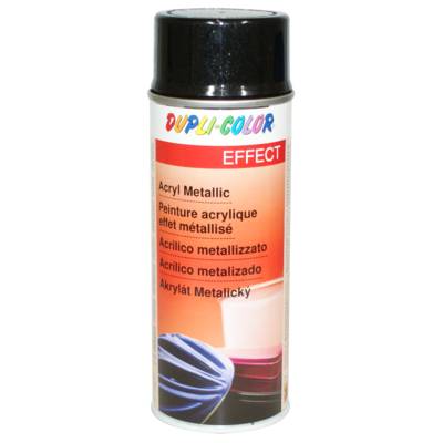 Bombe de peinture aérosol - noir métallisé - 400 ml - Gedimat