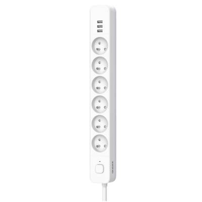 Multiprise 6 prises + 3 USB A 1,5m - Gedimat - QUARX