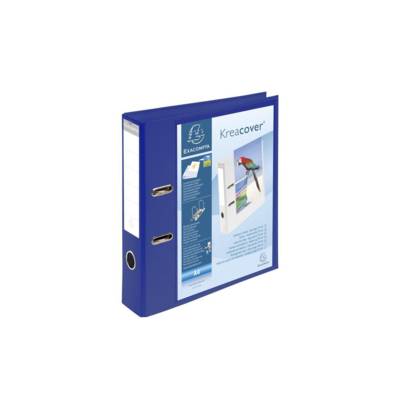 Classeur à Levier Prem'Touch A4 Dos 70mm Rembordé 1 pochette extérieure - Bleu