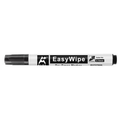 Marqueur Tableau Blanc Effaçable Pointe Ogive 2,5 mm Noir - A PLUS