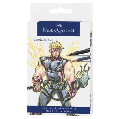 Feutre PITT artist pen, kit Comic Illustration - FABER-CASTELL