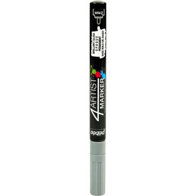 Marqueur peinture 4ARTIST pointe ogive 2 mm GRIS - PÉBÉO