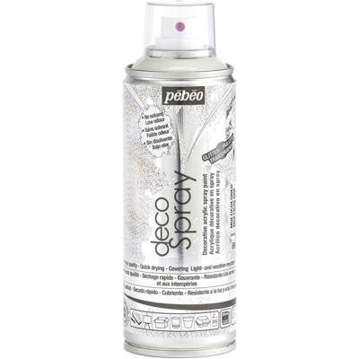 Aérosol 200ml Peinture DécoSpray Pailleté Multicolore - PÉBÉO