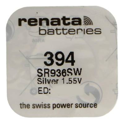 Pile bouton Silver Oxyde 394  / SR936SW  0% mercure