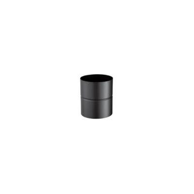 Adaptateur émaillé Noir mat Raccord 130F POUJOULAT - 56130938 - CHEMINEES POUJOULAT