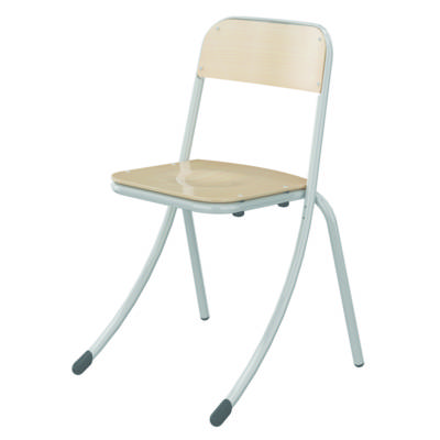 Chaise TRÉVISE AST assise et dossier bois Blueprotech® piètement