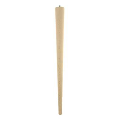 Pied fuseau pour table haute hêtre brut - Ø60 x 730 mm - Gedimat - NORAIL