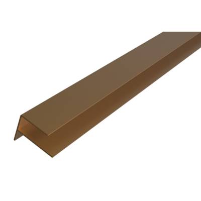 Profil F angle sortant alu - 65 x 80 mm L.3 m - Gedimat - FIBERDECK