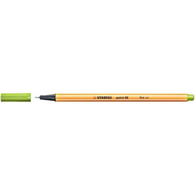 Stylo-Feutre POINT 88 Pointe Fine 0,4 mm Vert pomme - STABILO
