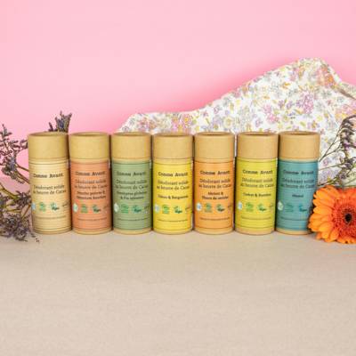 Déodorant solide au beurre de cacao bio - Lot de 2 Sticks