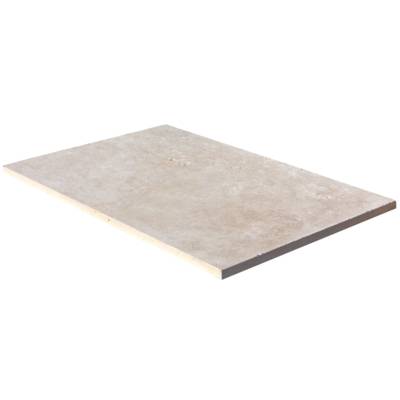 Dalle pierre naturelle TRAVERTIN Classic - 61 x 40,6 x 1,2 cm - Gedimat - DISTRIMAT