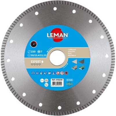 Disque diamant à jante continue grès cérame H7 - Gedimat - LEMAN